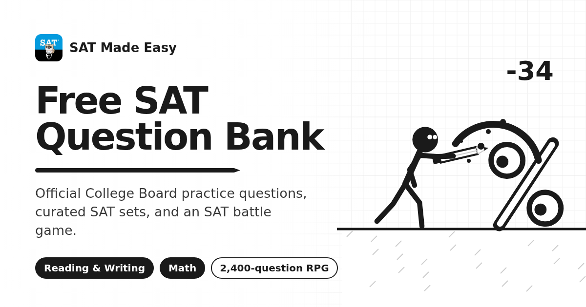 GrindSAT - Free SAT practice with question filters and game modes